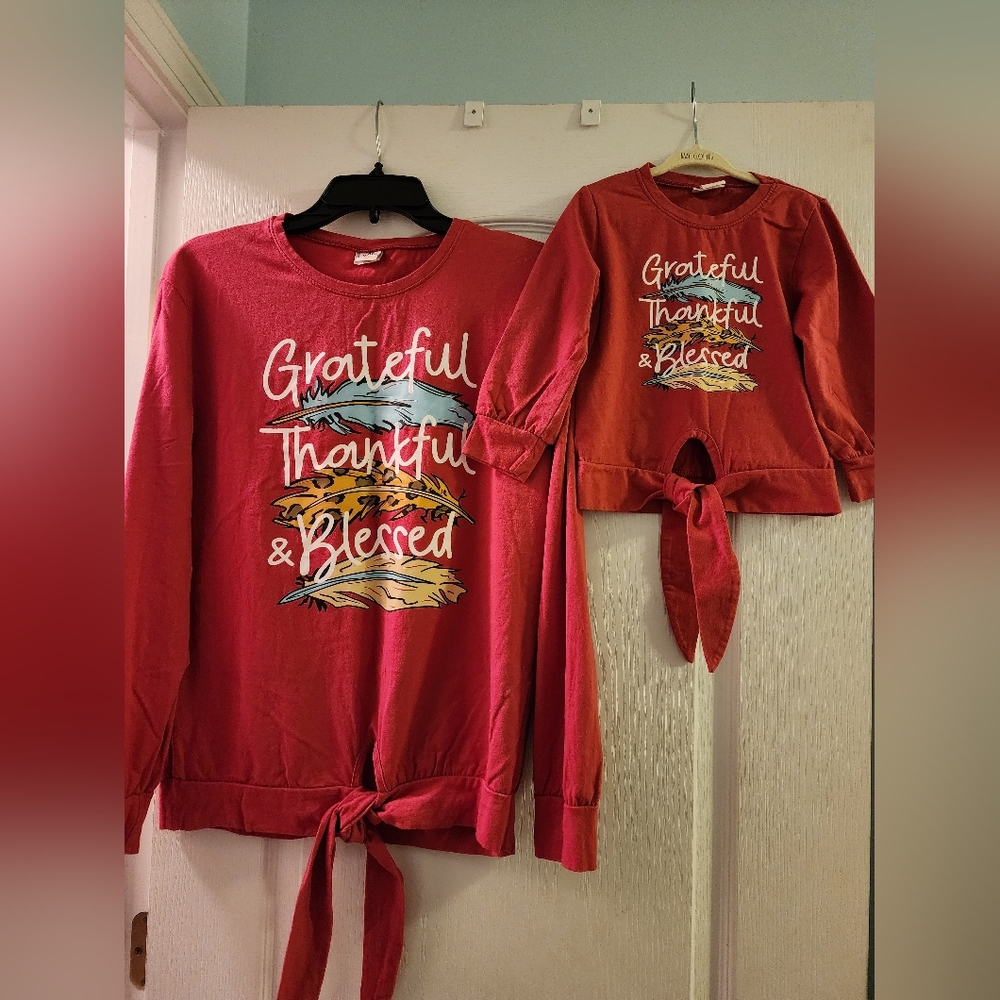 Mia Belle Girls mommy and me long sleeve tops